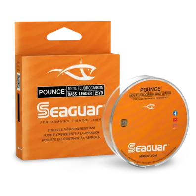 Seaguar Pounce Bass Leader 6lb 25yd
