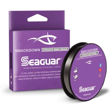Seaguar Smackdown - Stealth Gray Braid - 15lb...