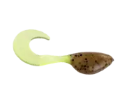 Mr. Crappie ShadPole Curl Tail 15pk -...