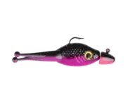 Mr. Crappie Scizzor Shad Head 1/8oz  - Pink Tuxedo