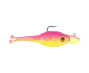 Mr. Crappie Scizzor Shad Head 1/8oz - Hot Chicke