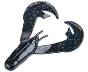 Strike King 3" Rage Chunk 7pk - Black Blue Flake