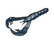 Strike King 4" Rage Craw 7pk - Black Blue Flake
