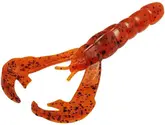 Strike King 4" Rattlin' Rage Craw - Fire Craw