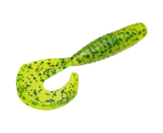 Strike King 4" Rage Grub 10pk - Chartreuse Pepper