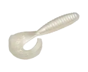 Strike King 4" Rage Grub 10pk - Pearl