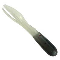 Southern Pro 1.5" Crappie Tube 50pk  Smoke/Neon