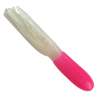 Southern Pro 1.5" Crappie Tube 50pk  Pink/White