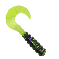 Southern Pro 2" Hot Grub 50pk - Wildcat Chartreuse