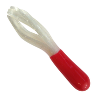 Southern Pro 1.5" Crappie Tube 50pk Red/White