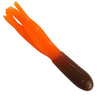 Southern Pro 1.5" Crappie Tube 50pk Brown/Orange