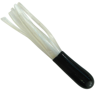 Southern Pro 1.5" Crappie Tube 50pk Black/White