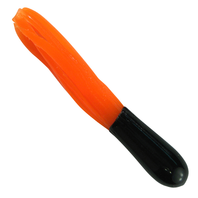 Southern Pro 1.5" Crappie Tube 50pk Black/Orange