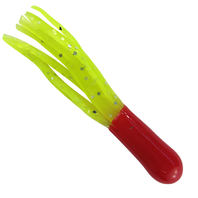 Southern Pro 1.5" Crappie Tube 50pk Red/Char...