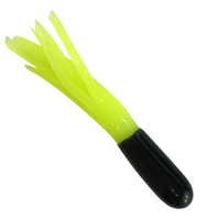 Southern Pro 1.5" Crappie Tube 50pk Black/Silk...