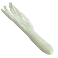 Southern Pro 1.5" Crappie Tube 50pk Pure White