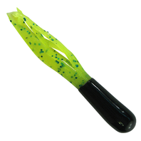 Southern Pro 1.5" Crappie Tube 50pk Black/Char...
