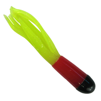 Southern Pro 1.5" Crappie Tube 50pk Black/Red/Char