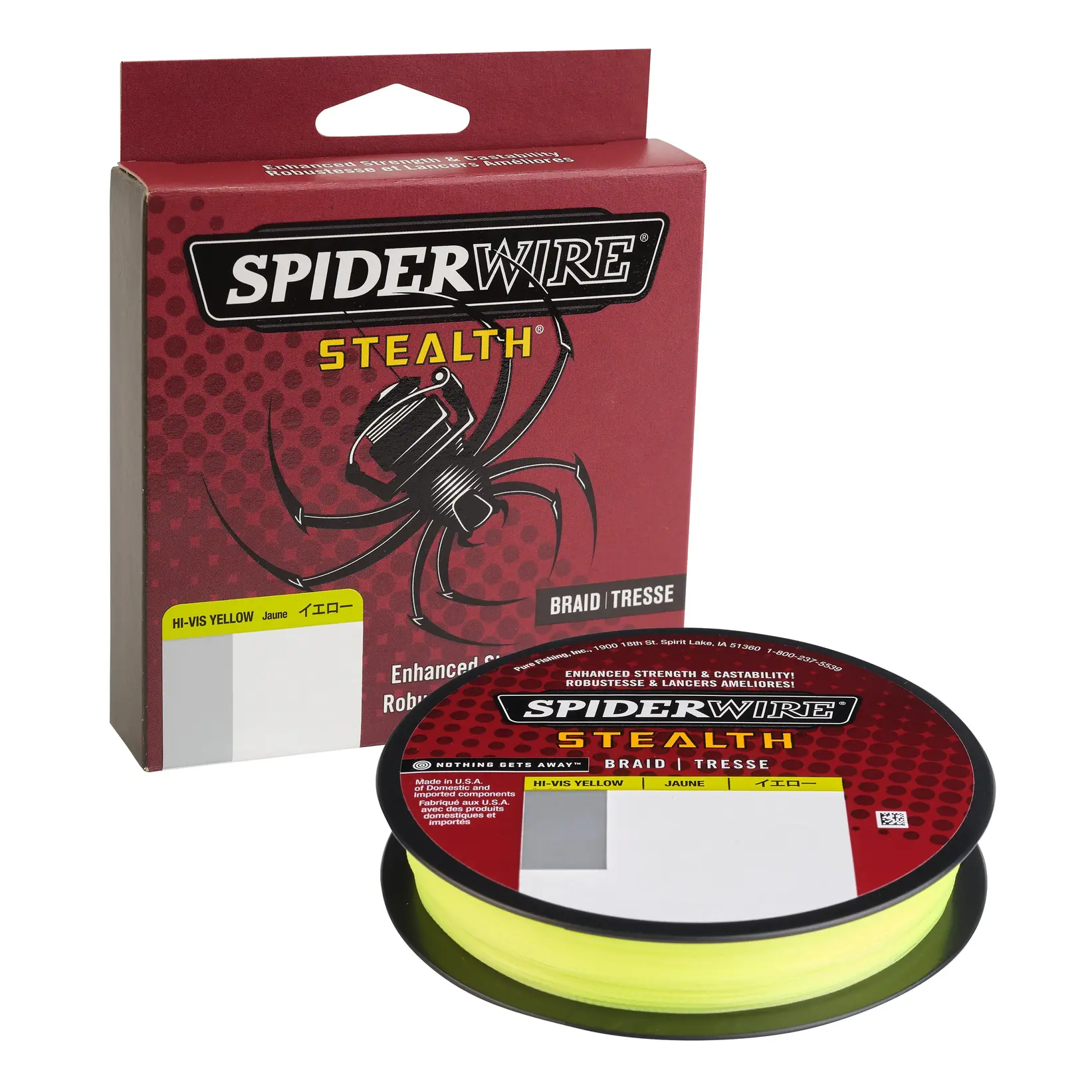 Spiderwire Stealth Yellow 300yd - 80#