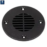 TH Marine 2 1/2" Floor Drain - Black