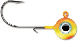 VMC Neon Moon Eye Jig 1/2oz - Chartreuse Orange