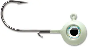 VMC Neon Moon Eye Jig 1/8oz 4pk - Glow