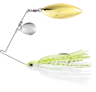 VMC Redline 3/8 SpinnerBait - Chartreuse White