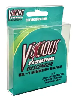 Vicious Descender 8x 1 Sinking Braid 10lb...