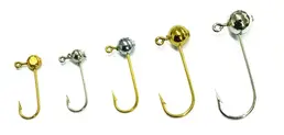 Wapsi Gold Plated Jig Heads 12pk - 1/80oz