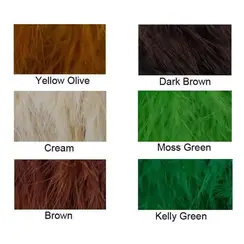 Wapsi Strung Marabou - Yellow Olive