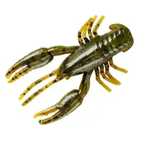 Yum 2.5" Crawbug 10pk - Green Pumpkin