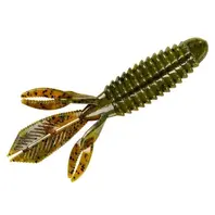 Yum 4.25" Wooly Bug 8pk - Green Pumpkin