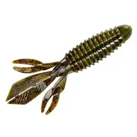 Yum 4.25" Wooly Bug 8pk - Green Pumpkin Purple