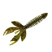 Yum 4" Wooly Hawg Craw 7pk - Watermelon Red Flake