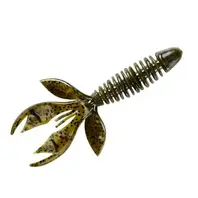 Yum 4" Wooly Hawg Craw 7pk - Green Pumpkin