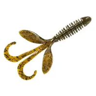 Yum 4.5" Wooly Hawgtail 8pk - Green Pumpkin