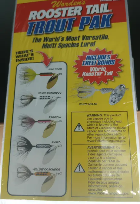 Rooster Tail 1/16oz Trout Pak Variety Box