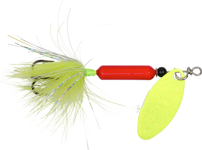 Rooster Tail 1/16oz - Red Chartreuse