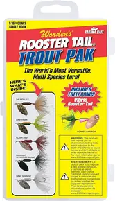 Rooster Tail 1/16oz Single Hook Trout Pak...