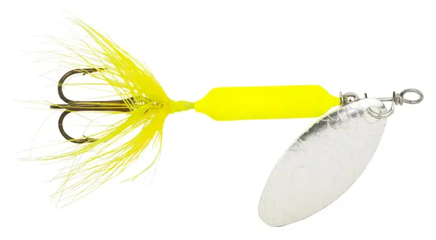 Rooster Tail 1/8oz - Fluorescent Chart Painted