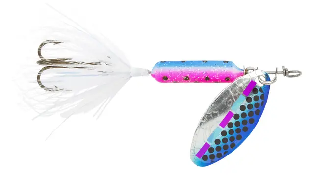 Rooster Tail 1/8oz - Tinsel Rainbow Fry