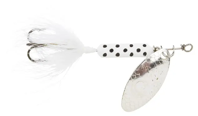 Rooster Tail 1/8oz - White Dalmation