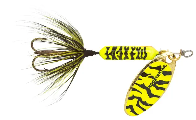 Rooster Tail 1/6oz - Chartruese Black Tiger