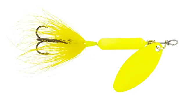 Rooster Tail 1/4oz - Fluorescent Chart Painted