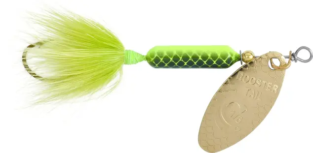 Rooster Tail 1/16oz Single Hook - Chartreuse