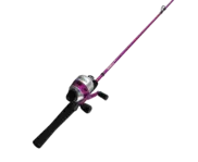 Zebco 33 Lady 6' 2pc M Spincast Combo 10lb Line
