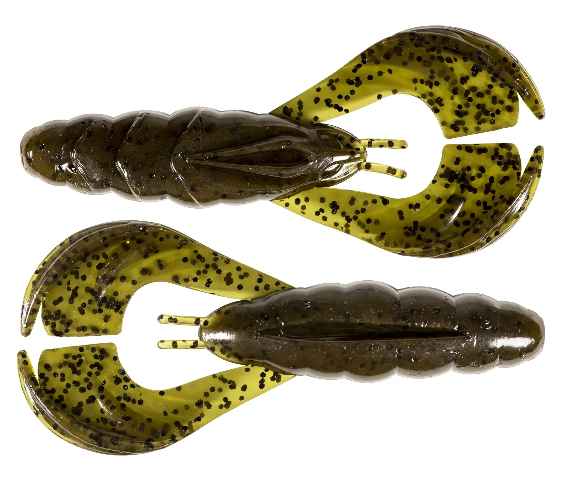 Z-Man 3.75" Hella Crawz 3pk - Green Pumpkin