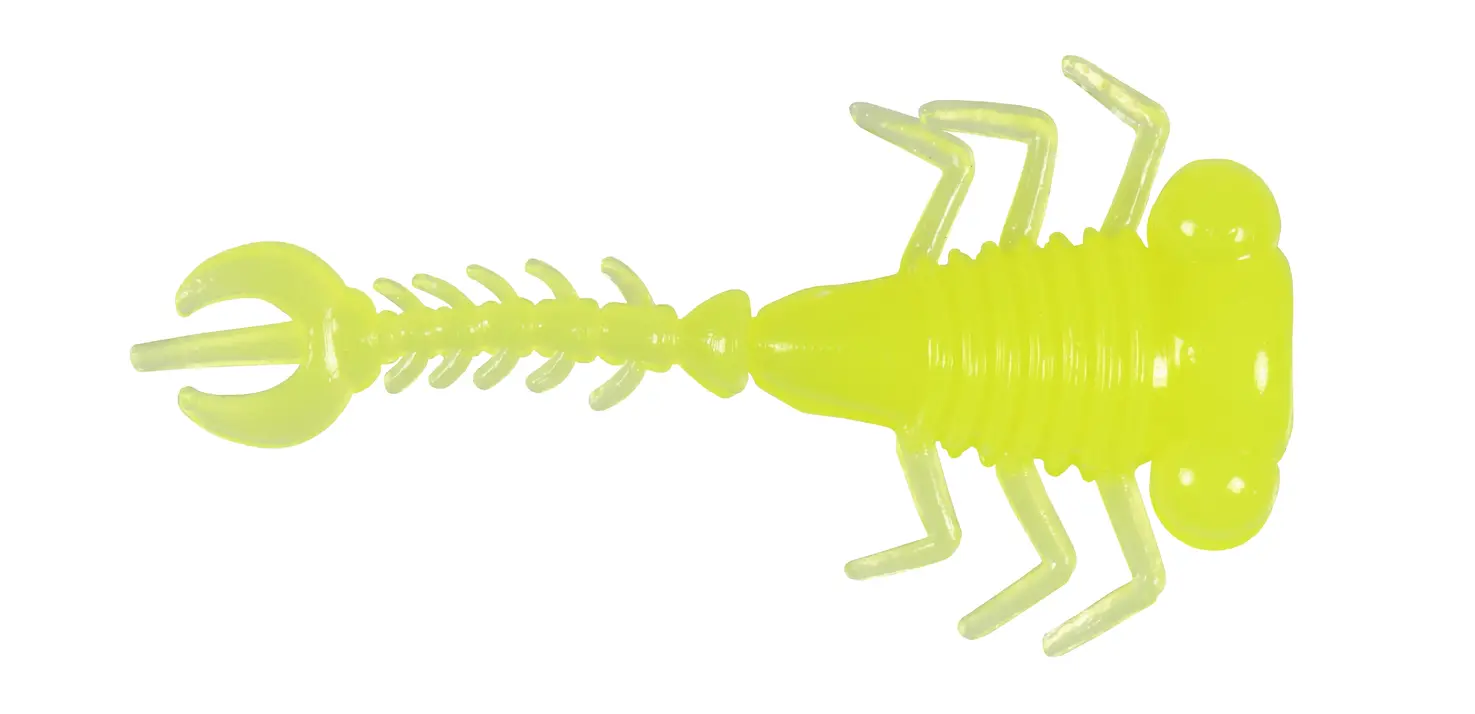 Z-Man 1.75" Larvaz 8pk - Hot Chartreuse