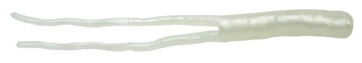 Z-Man Split Tail Grub (Trailer) 10pk - White Pearl