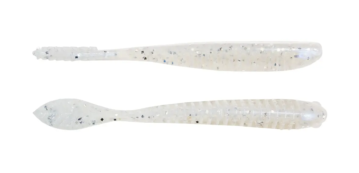 Z-Man 3.5" Trick Shotz 6pk - White Lightning